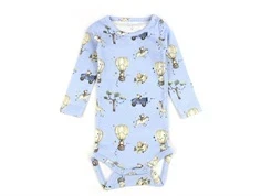 Name It chambray blue melange dyreprint body